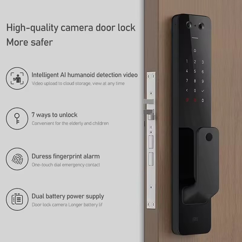 Original Xiaomi for Fully Automatic Mijia Smart Door Lock Pro NFC Fingerprint Password Anti-theft Electronic Lock
