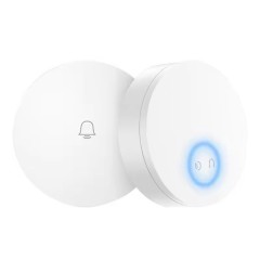 Xiaomi Mijia Linptech WIFI Self-power Generating Wireless Doorbell Work with Mijia APP Smart Control Memory Function AC 110-240V