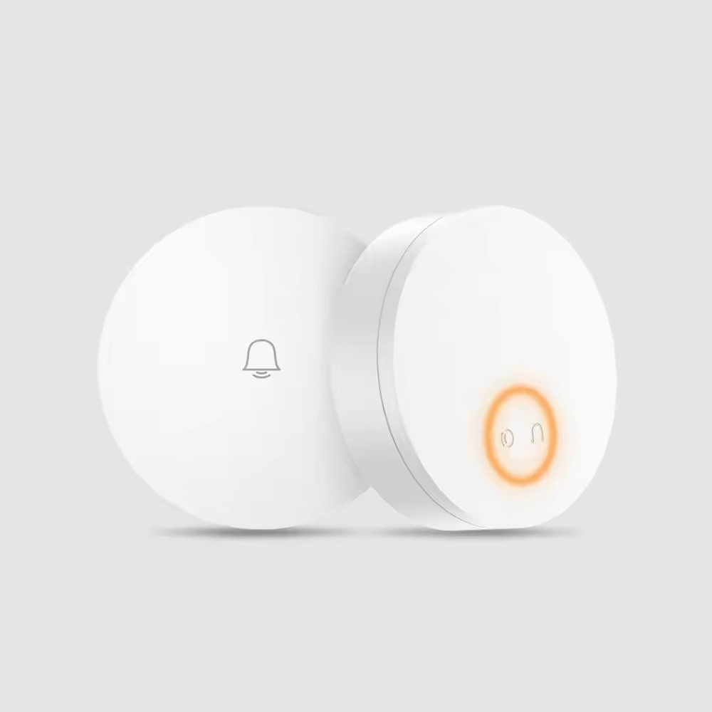 Xiaomi Mijia Linptech WIFI Self-power Generating Wireless Doorbell Work with Mijia APP Smart Control Memory Function AC 110-240V