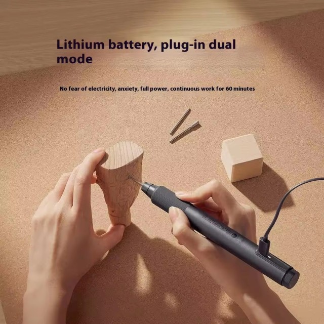 Xiaomi Mijia Electric Grinding Pen Grey MJDMB001QW 800mAh Portable Tool Strong Rotation Speed