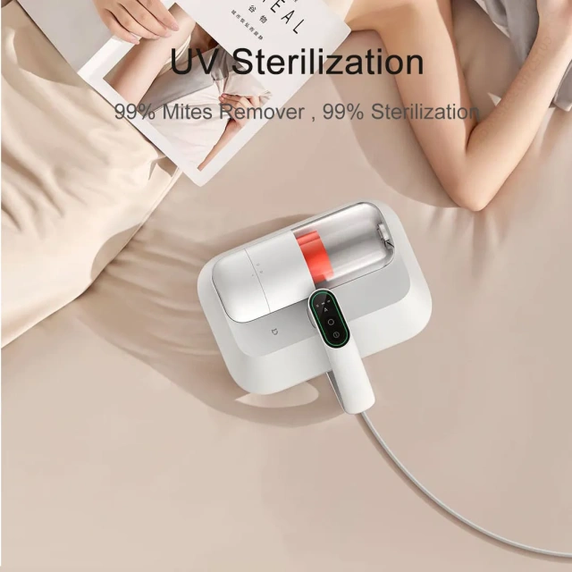 Mijia Pro 400W Power Mite Remover 3000r/min Speed 55 Hot Air Washable Ecological Parts for Household & Car Xiaomi US Supplier