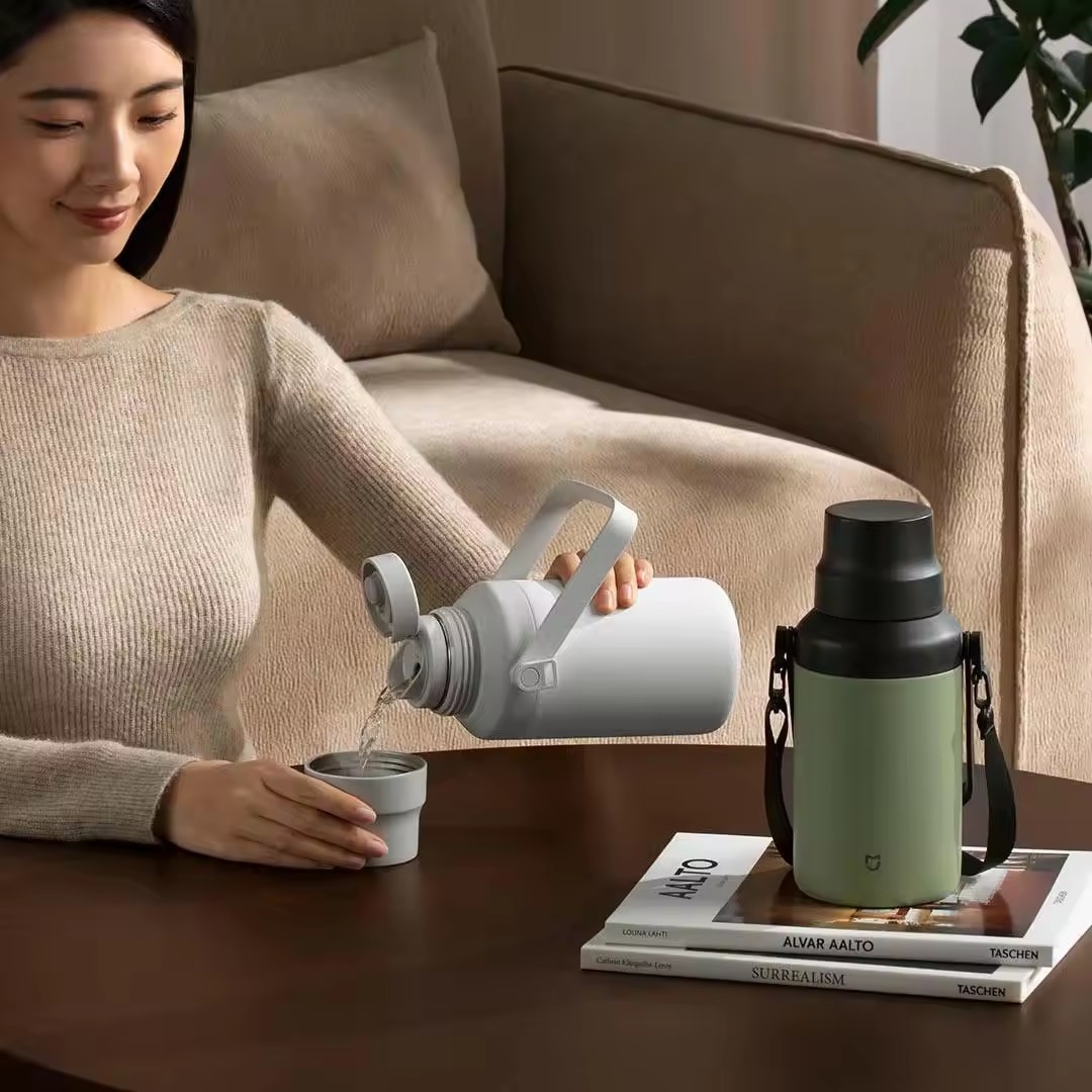 Original Xiaomi Mijia Insulated Cup 1L Portable 24-hour Insulated Cup Hot Bottle