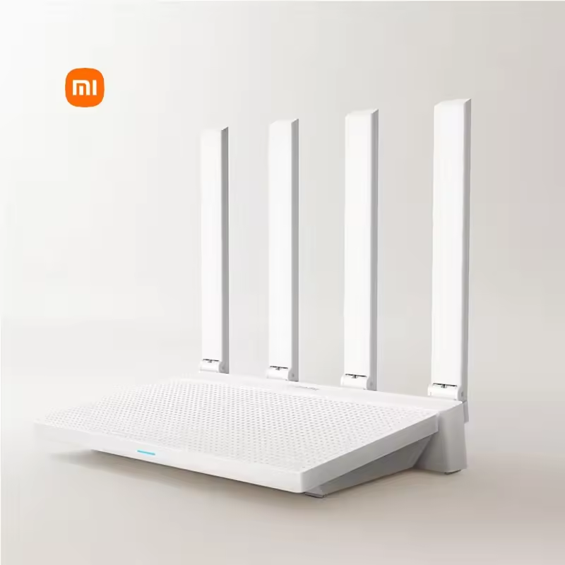 Xiaomi AX3000T Router 2.4GHz 5GHz 1.3GHz CPU 2x2 160MHz WAN LAN LED NFC Connectivity for Home Office Gaming