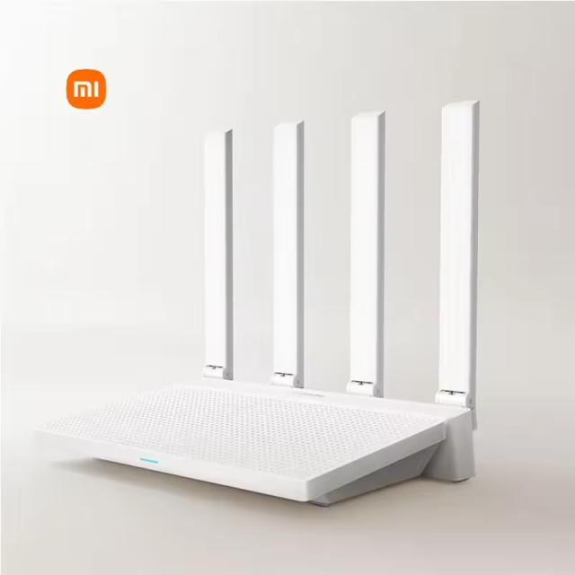 Xiaomi AX3000T Router 2.4GHz 5GHz 1.3GHz CPU 2x2 160MHz WAN LAN LED NFC Connectivity for Home Office Gaming