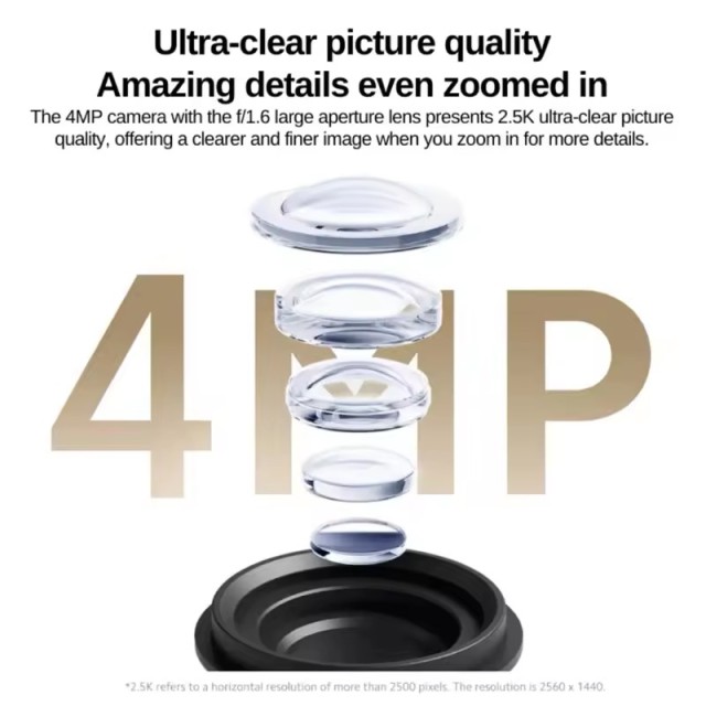 Original for Xiaomi CW300 4MP Outdoor Camera IP66 Waterproof Full Color Night Vision WiFi Camera