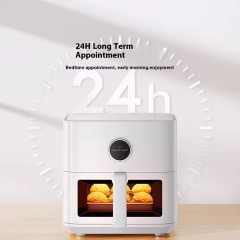 New Xiaomi Smart Air Fryer 5.5L With Visual Window 1500W Home Multifunctional French Fries Maker Oven Large Capacity Cooking