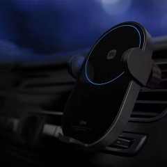 Original Xiaomi 30w Max Wireless Car Charger With Intelligent Infrared Sensor Mi Fast Car Charging Phone Holder