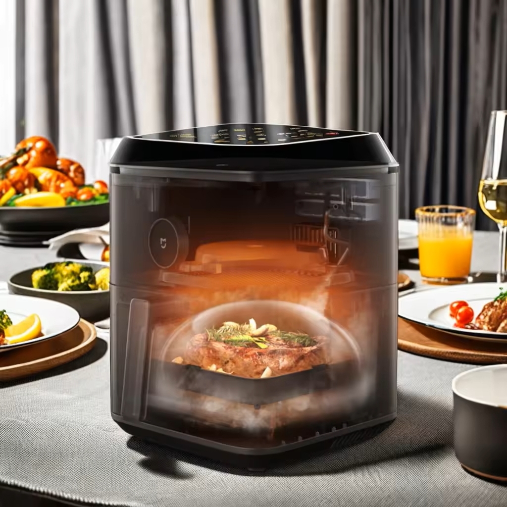 Original Global Xiaomi Mijia Smart Air Fryer 6.5L PTFE Non-stick Coating Smart Oven Compatible With Google Assistant