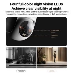 Original for Xiaomi CW300 4MP Outdoor Camera IP66 Waterproof Full Color Night Vision WiFi Camera