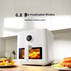 New Xiaomi Smart Air Fryer 5.5L With Visual Window 1500W Home Multifunctional French Fries Maker Oven Large Capacity Cooking