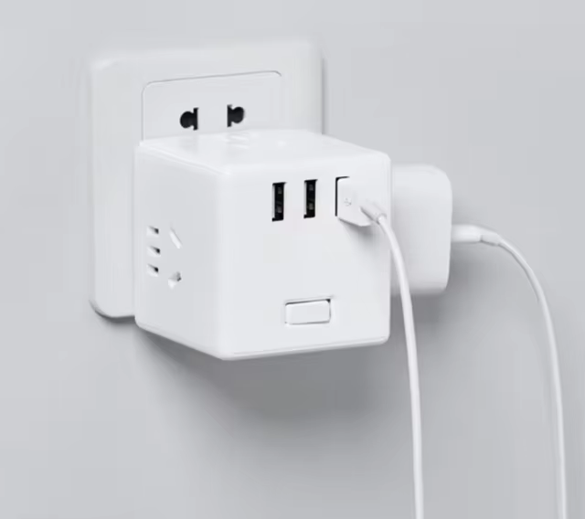 Xiaomi Mijia Rubik's Cube Converter Wired Wireless Version Intelligent USB Socket Plug Patch Panel for Home Use