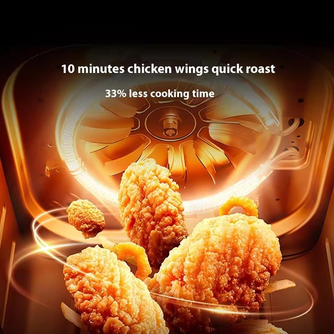 New Xiaomi Smart Air Fryer 5.5L With Visual Window 1500W Home Multifunctional French Fries Maker Oven Large Capacity Cooking