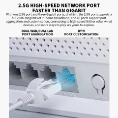 Original Xiaomi Mijia Router BE5000 Wi-Fi 7 2.4/5GHz Dual-Frequency Mesh 2.5G High-Speed Network Port IPTV OFDMA