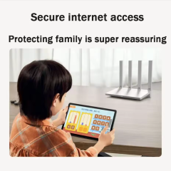 Xiaomi AX3000T Router 2.4GHz 5GHz 1.3GHz CPU 2x2 160MHz WAN LAN LED NFC Connectivity for Home Office Gaming