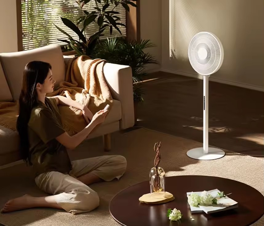 MIJIA Pro Retractable Home Rechargeable Air Conditioner Electric Floor Standing Desktop Cooler Fans DC Inverter Floor Fan