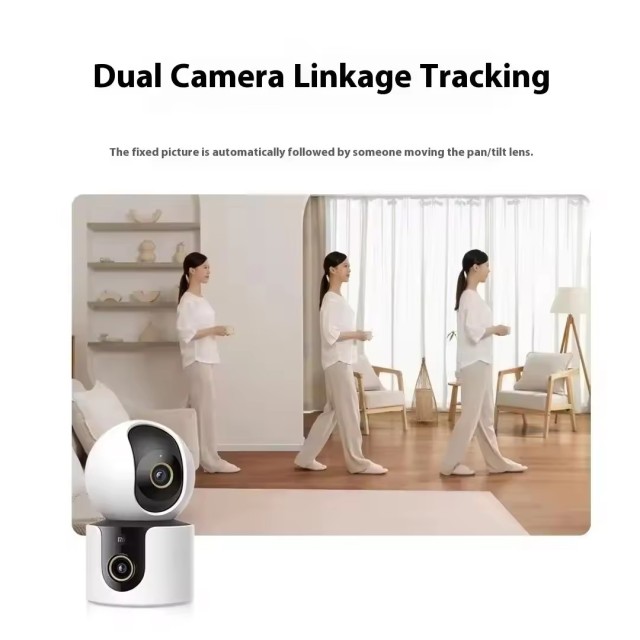 4MP Mi Mijia Smart Indoor Panoramic Surveillance WIFI Camera Dual Camera C500 for Xiaomi App Control