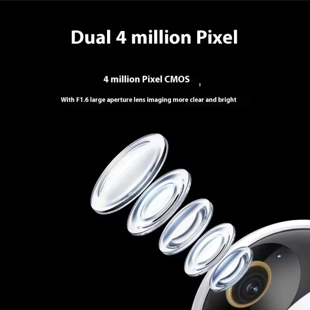 4MP Mi Mijia Smart Indoor Panoramic Surveillance WIFI Camera Dual Camera C500 for Xiaomi App Control