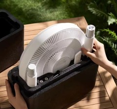 MIJIA Pro Retractable Home Rechargeable Air Conditioner Electric Floor Standing Desktop Cooler Fans DC Inverter Floor Fan