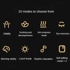 Xiaomi Mijia Smart Eye Massager New Intelligent Control Eye Protector APP Battery for Car Household Outdoor Use Relieves Eye