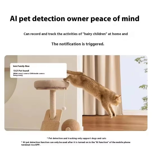 4MP Mi Mijia Smart Indoor Panoramic Surveillance WIFI Camera Dual Camera C500 for Xiaomi App Control