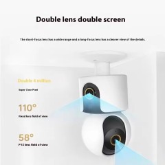 4MP Mi Mijia Smart Indoor Panoramic Surveillance WIFI Camera Dual Camera C500 for Xiaomi App Control