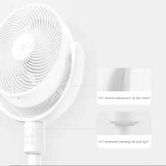 MIJIA Retractable Rechargeable Air Conditioner Fan Cooler Floor Standing Desktop Fans Support HOME App Circulating Fan
