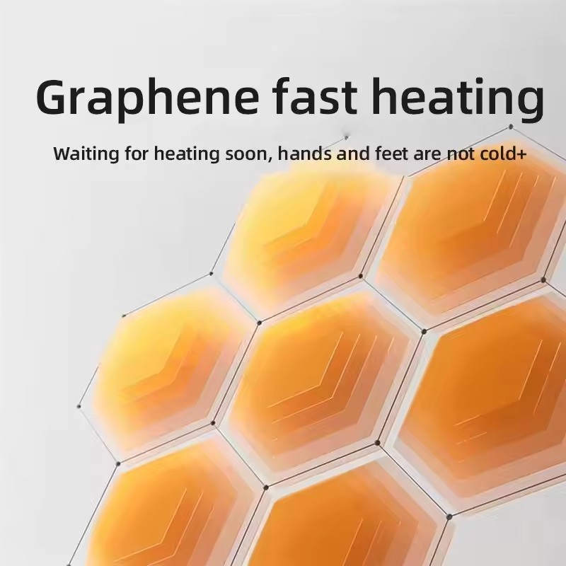 Mijia Graphene Folding Baseboard Electric Heater Ultra-thin Version Light Sound Mobile Floor Heating Electric Heating