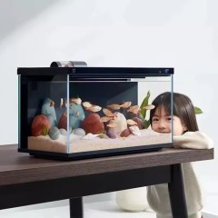 Mijia LCD Screen Display Smart Fish Tank Desktop Ecological Fish Tank WIFI Control Feeding Box Smart Lighting System
