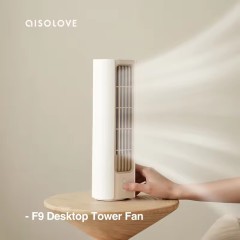 360° turbo wind little conch desktop tower fan Solove