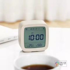 Qingping BT Alarm Time Clock Smart Temperature Humidity Screen for Xiaomi App Control