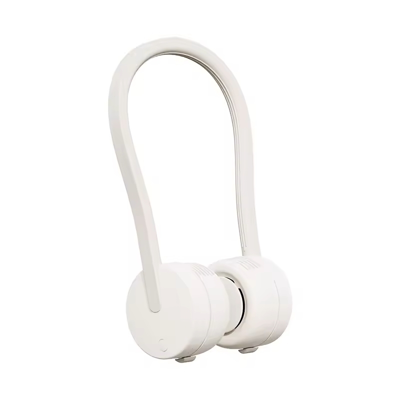 Mini Battery Operated Air Cooling Neck Fans Wearable Bladeless Aromatherapy Hanging Fans for Outdoor Sports SOLOVE