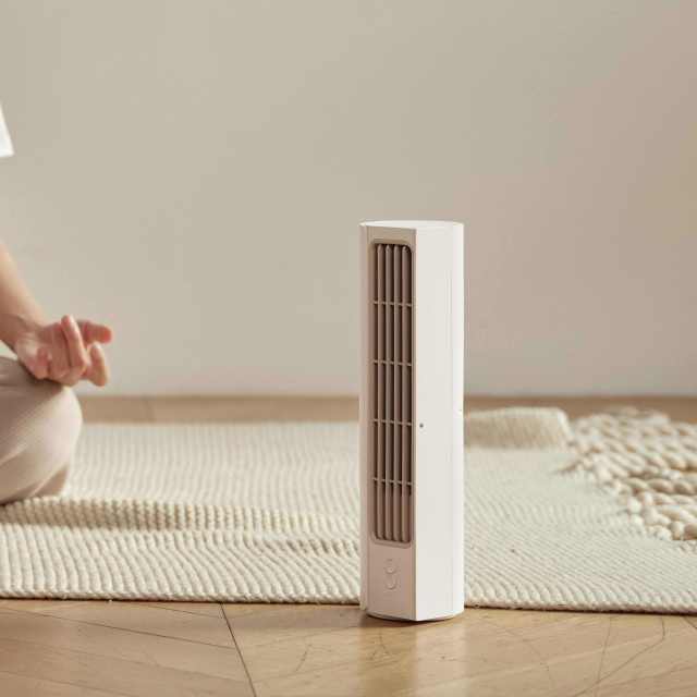 360° turbo wind little conch desktop tower fan Solove