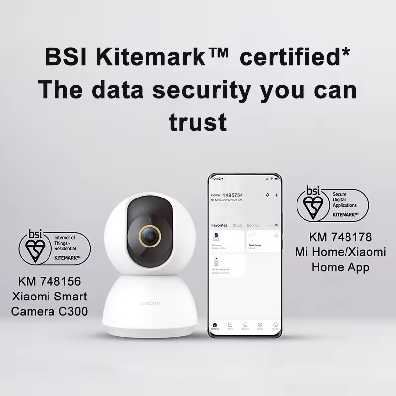 Xiaomi Mi 360 Smart Camera C300 Global Version 2K 1296P Infrared Night Vision AI Human Detection Baby Monitor