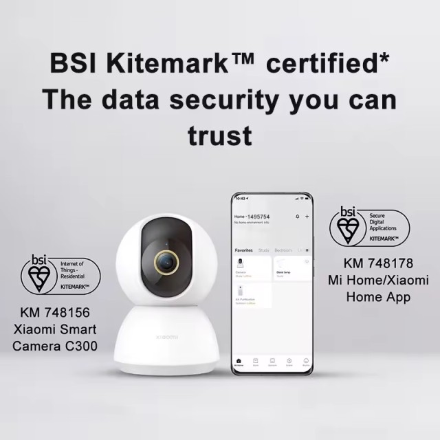 Xiaomi Mi 360 Smart Camera C300 Global Version 2K 1296P Infrared Night Vision AI Human Detection Baby Monitor