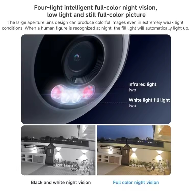 Mijia Outdoor Camera CW500 3K Ultra HD Quality Dual-band WiFi6 A1 Detection Security Chip MJSXJ07HL