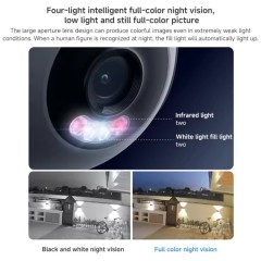 Mijia Outdoor Camera CW500 3K Ultra HD Quality Dual-band WiFi6 A1 Detection Security Chip MJSXJ07HL