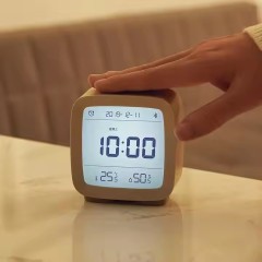 Qingping BT Alarm Time Clock Smart Temperature Humidity Screen for Xiaomi App Control