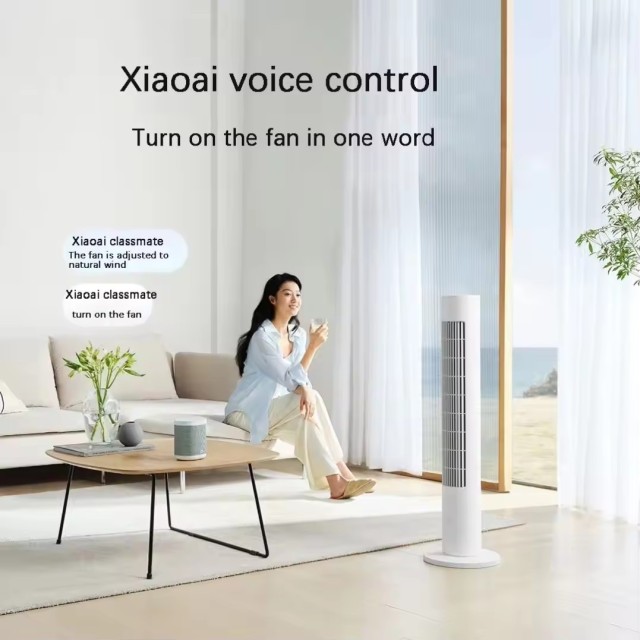 Mijia Smart DC Inverter Tower Fan 2 Small Fan Bladeless Electric Fan Dormitory Household