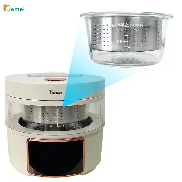 Transparent Glass Rice Cooker uemei