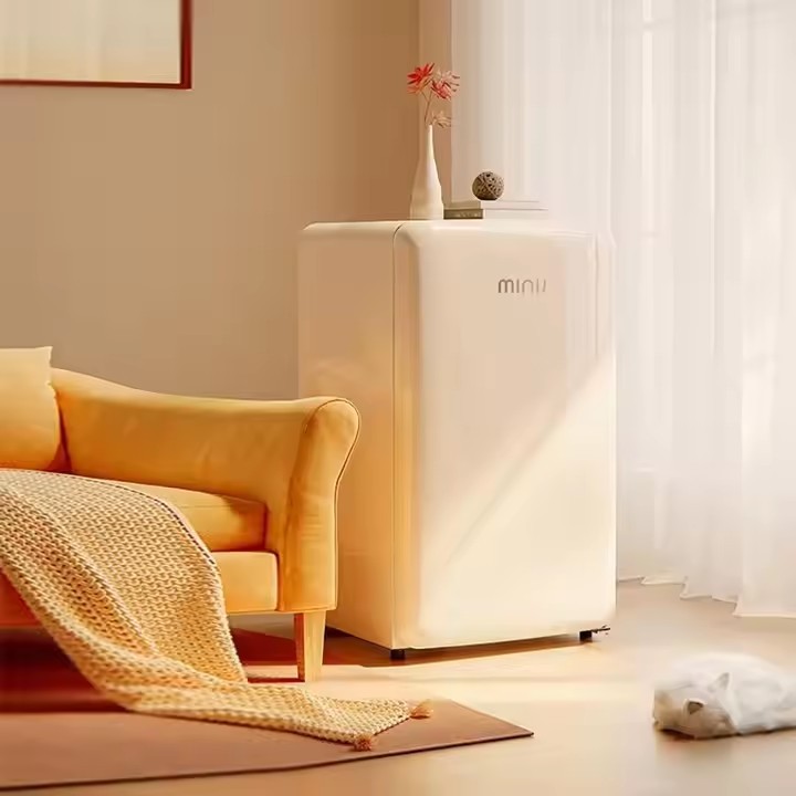 Mijia Minij 121L Mini Retro Mini Refrigerator Household Small Refrigerator