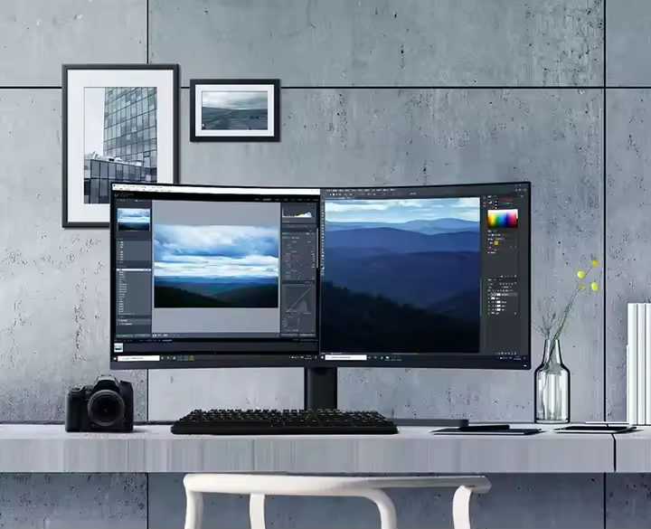 32 Inch 34 Inch 4K 144Hz Curved Gaming Monitors Desktop PC Computer Monitors LCD Monitor