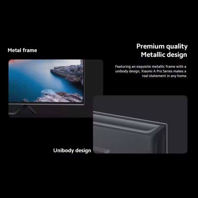 Original Global Xiaomi TV a Pro 55'' Full-screen Design 4K Display TV 3840*2160 Resolution Mi Smart TV