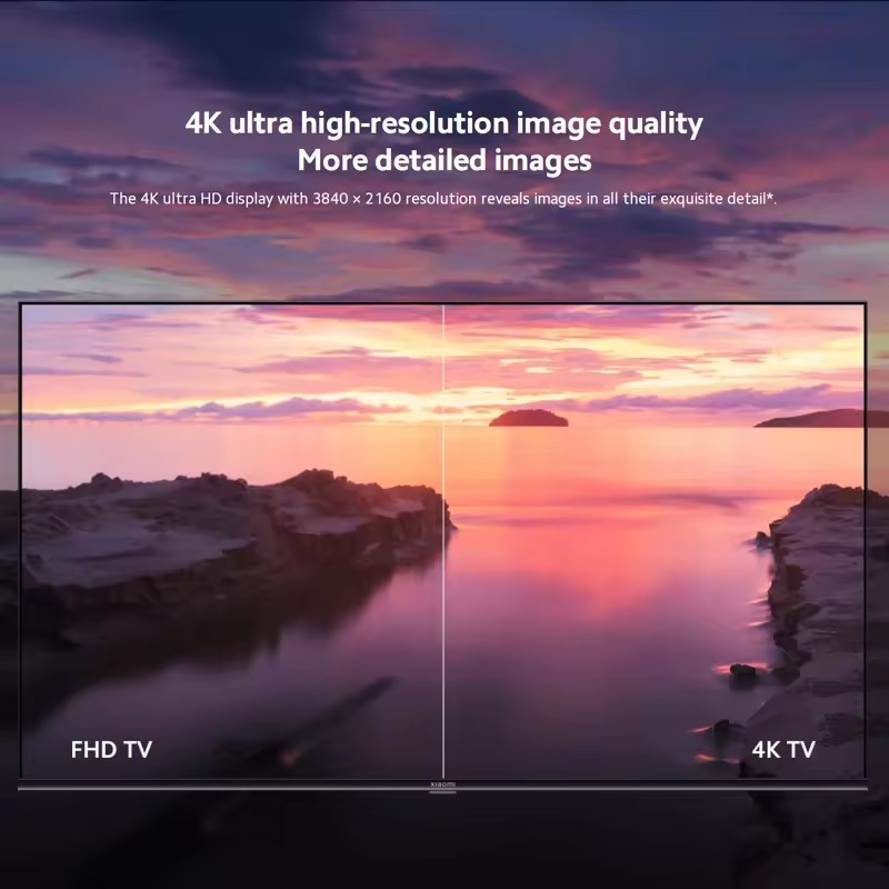 Original Global Xiaomi TV a Pro 55'' Full-screen Design 4K Display TV 3840*2160 Resolution Mi Smart TV