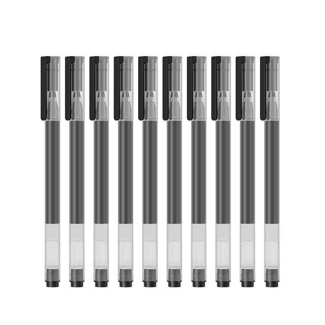 Xiaomi Juneng Gel Pen 10pcs Red 0.5mm Business Office Student Gel Pen Conference Pen
