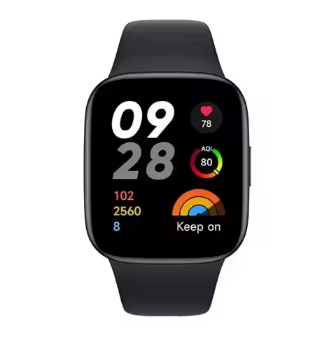 Global Version Xiaomi Redmi Watch 3 Smart Watch Supports Bluetooth Phone Call Large 1.75" AMOLED Display 5ATM