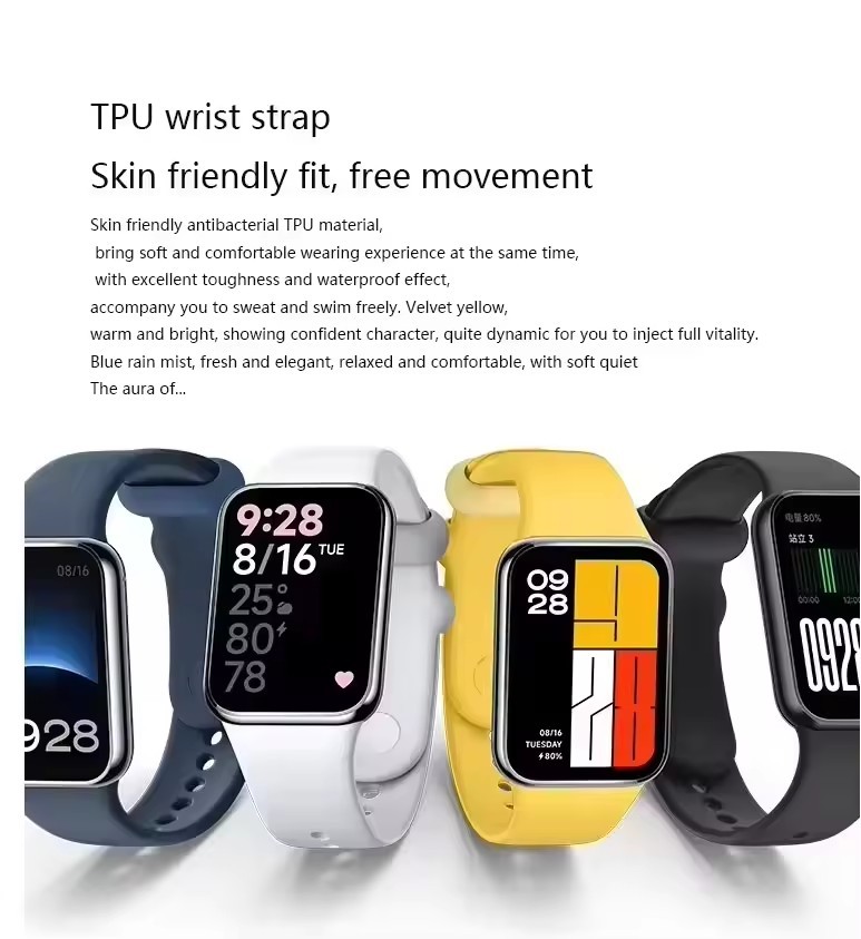 Original Xiaomi Mi Band 8 Pro Smart Watch Mi Band 8 Pro