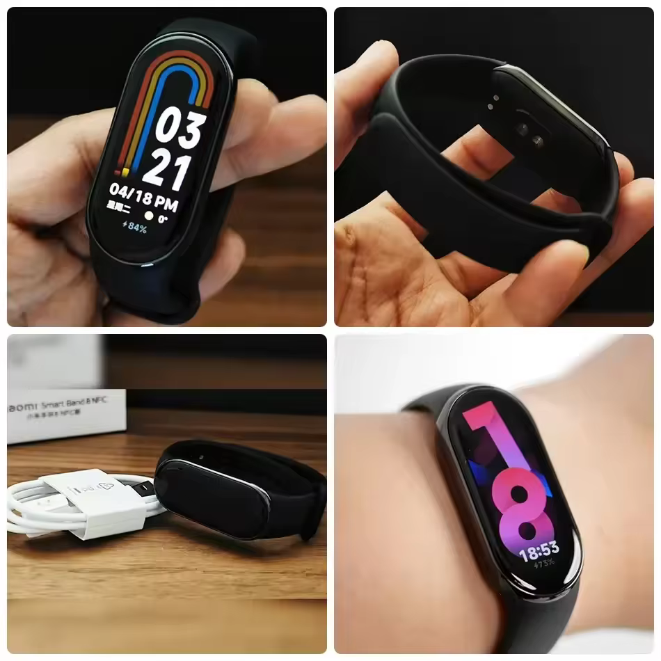 Global Version Original Xiaomi Mi Band 8 Smart Bracelet 5ATM Waterproof Smart Watch Blood Oxygen Heart Rate Smart Band