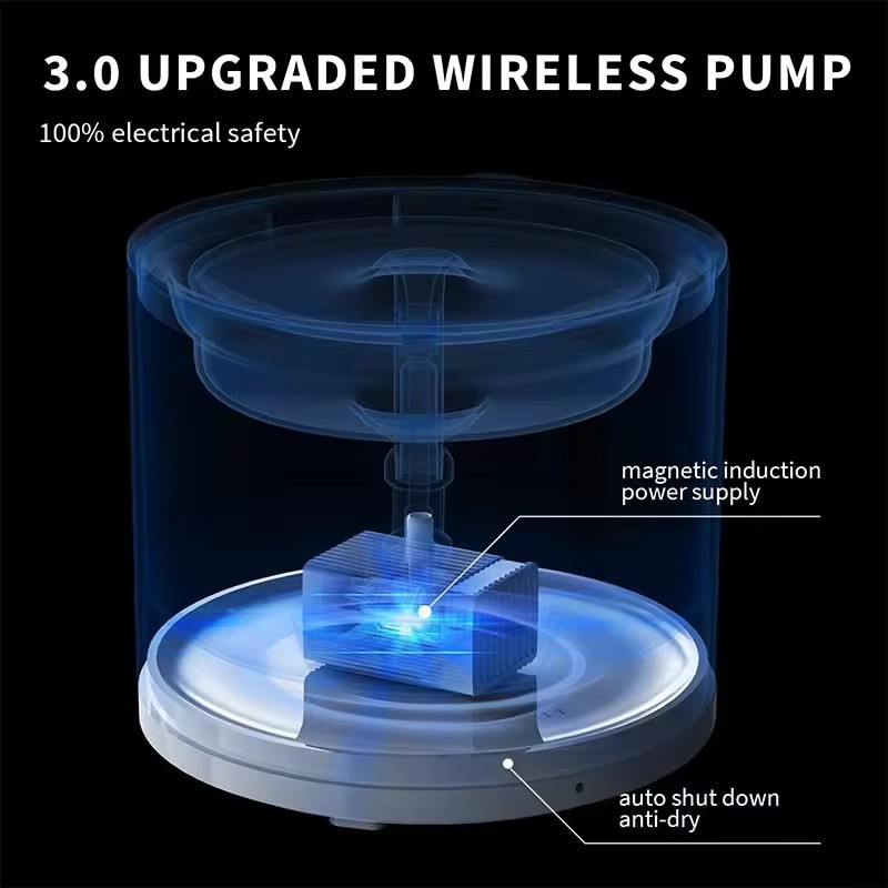 PETKIT EVERSWEET Solo 2 Wireless Pump Pet Water Fountain Feeder App Control Ultra Quiet Water Dispenser 2L for Cats Dogs