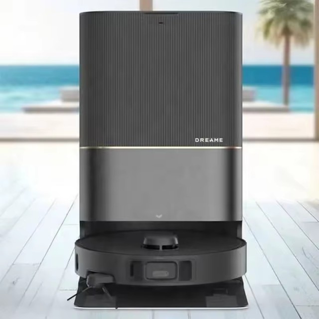 DREAME X40 Robot Vacuum Detachable 13000Pa High Suction Self-Cleaning Auto Water Filling 100% Corner Coverage for Home Cleaning