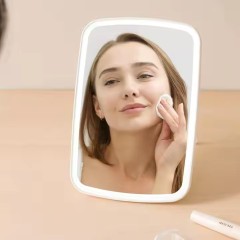 Jordan & Judy Portable USB Rechargeable Battery Powered Table Desktop Makeup Mirror Light Touch Screen Vanity Mirror Light